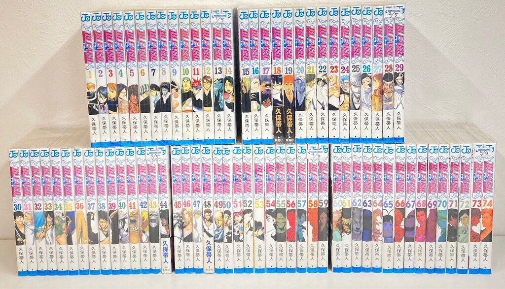 集英社 ジャンプコミックス 久保帯人 !!)BLEACH 全74巻 セット - メルカリ