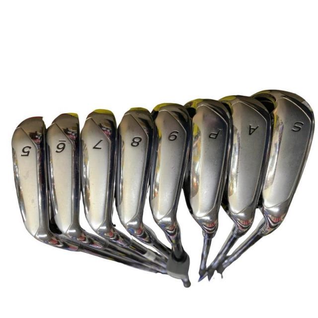 中古】 テーラーメイド R9 SUPER MAX 8S アイアンセット IR Motore