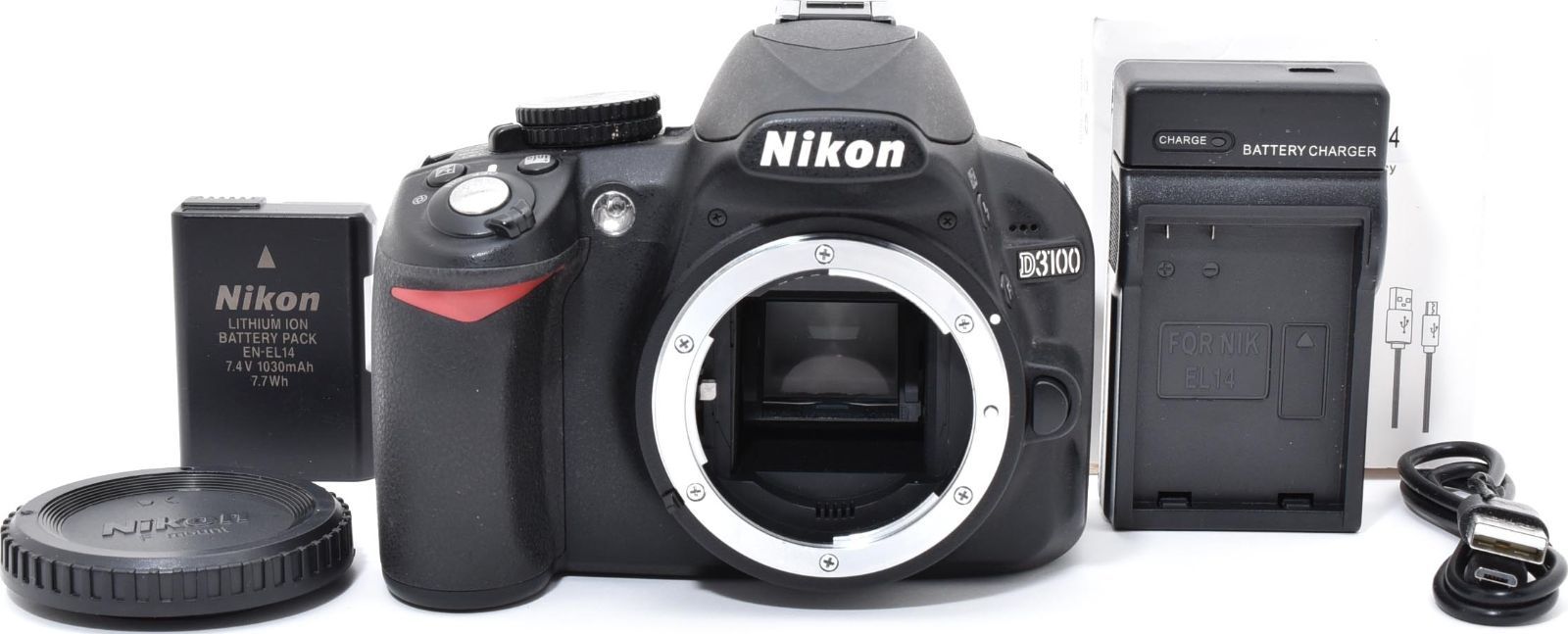 A30[7265]5☆美品☆ ニコン Nikon D3100 ボディ 【ショット数 1,105回