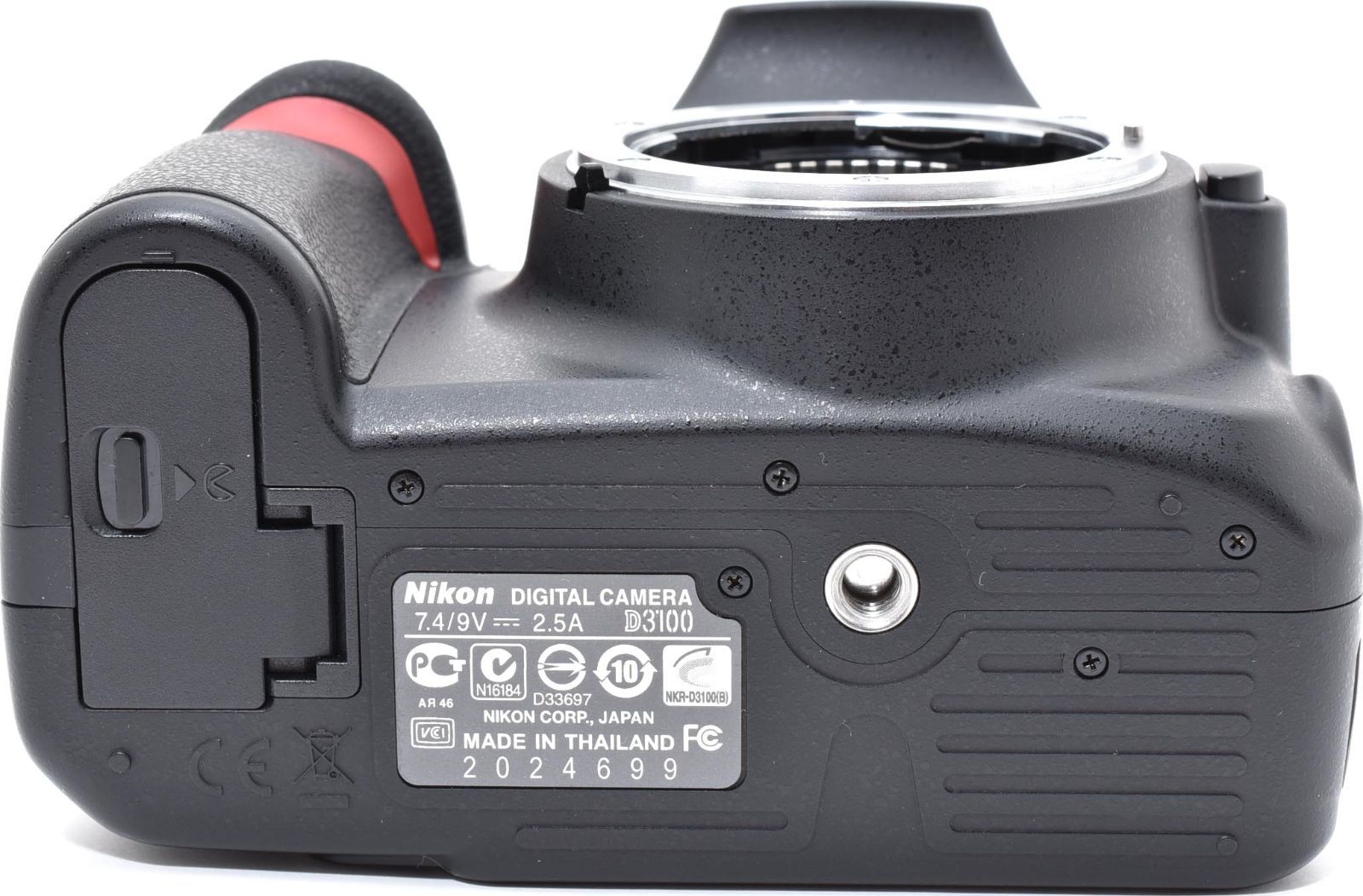 A30[7270J]3☆極美品☆ ニコン Nikon D3100 ボディ 【ショット数 1,037