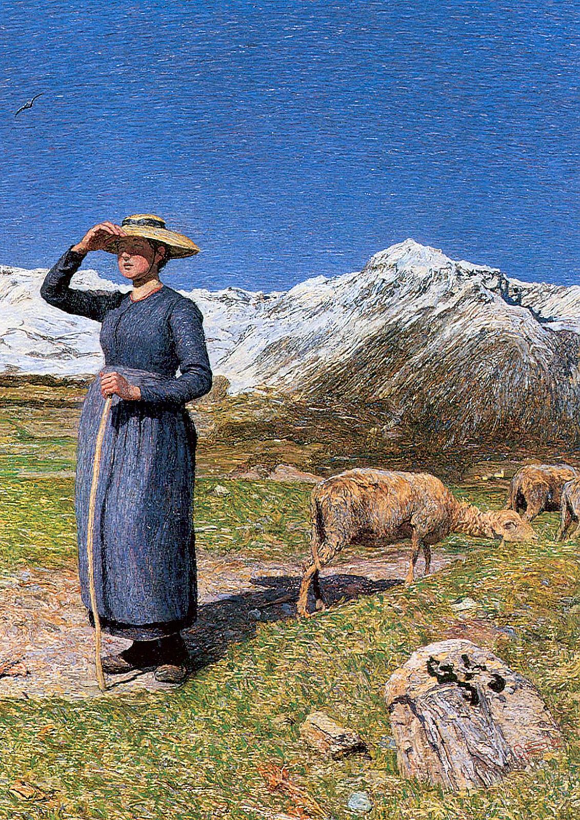 【新品•未使用】 ジョヴァンニ・セガンティーニ 『アルプスの真昼』複製画 43791c8df75f8e1feacd1eecbf3d28