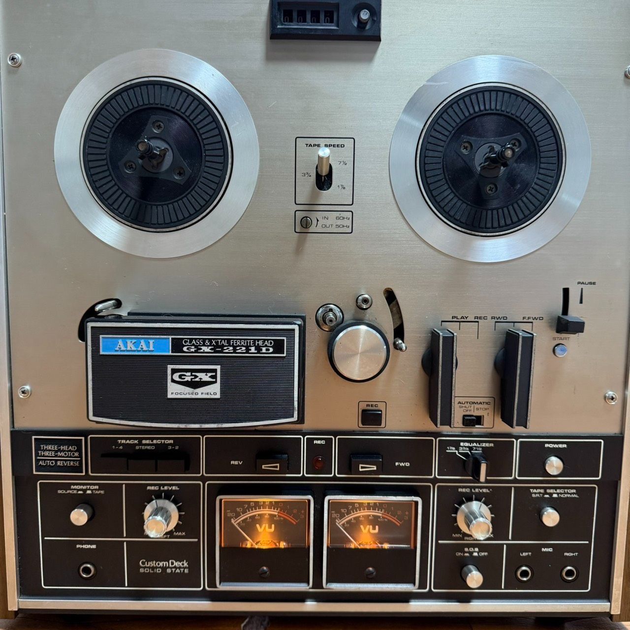 AKAI GX-221D オープンリールデッキ アカイ ヴィンテージ ☆送料無料 美品 AKAI アカイ GX-221D オープンリールデッキ