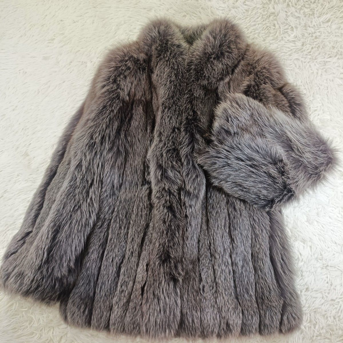 染めフォックス SAGAFOX ファーコート フォックスコート リアルファー