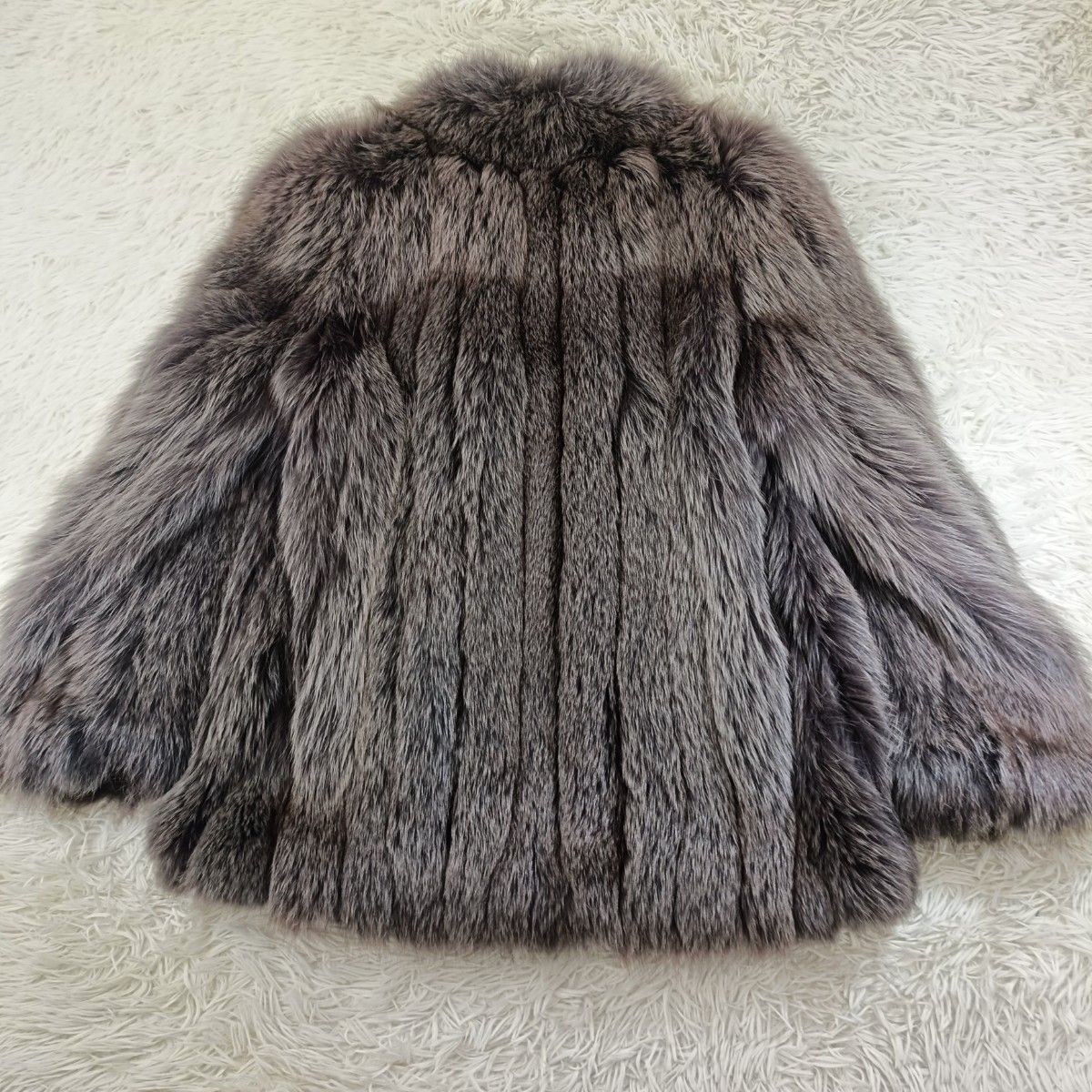 SAGAFOX ライトブラウン 染め フォックス ファーコート リアル 本毛皮 染めフォックス SAGAFOX ファーコート フォックスコート リアルファー