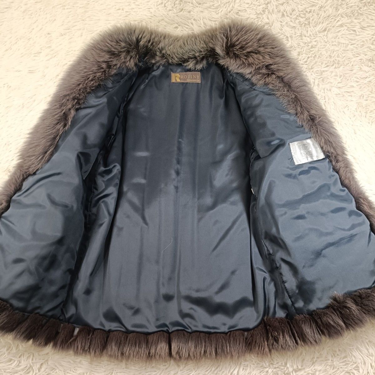 染めフォックス SAGAFOX ファーコート フォックスコート リアルファー