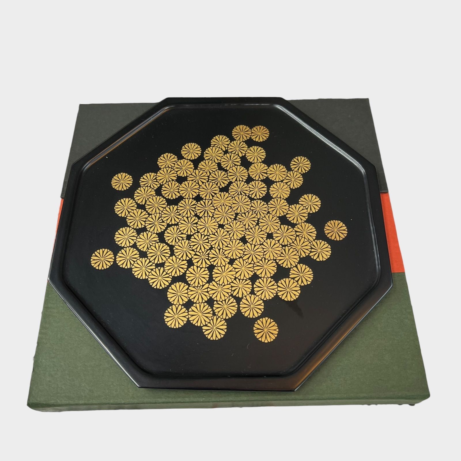 未使用品】象彦 京漆器 京岡崎 菓子器 菓子皿 料理盆 盛り付け皿 吉祥