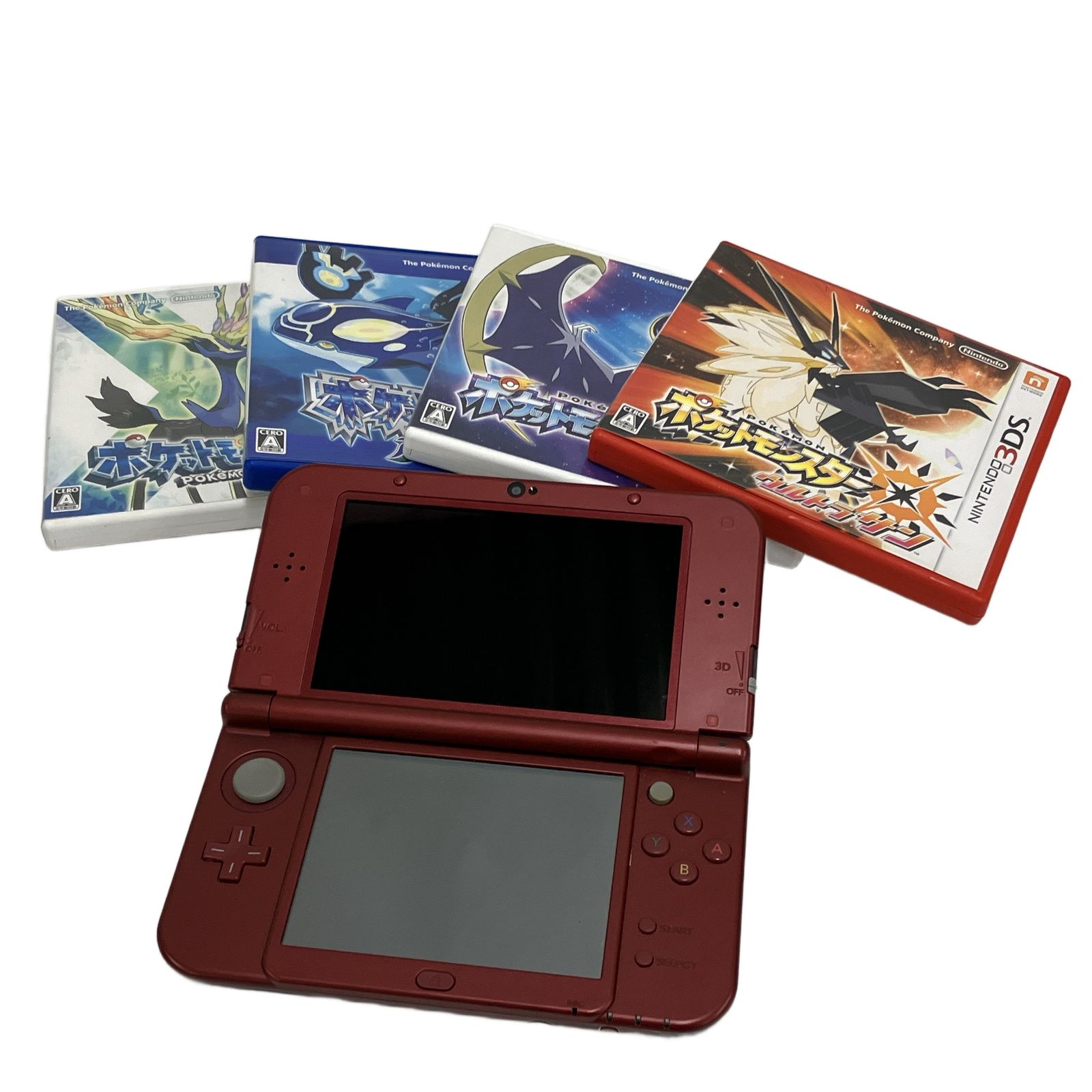 任天堂 ニンテンドー 3DS LL 本体 Nintendo カセット 5点付 ゲーム機