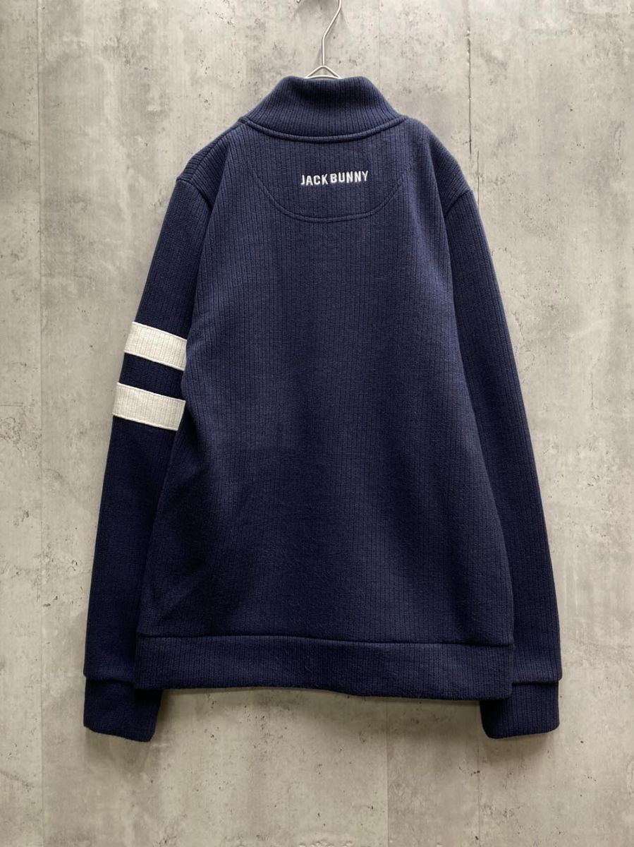 JackBunny!! ジャックバニー ワッペン バックロゴ 袖ライン ゴルフ
