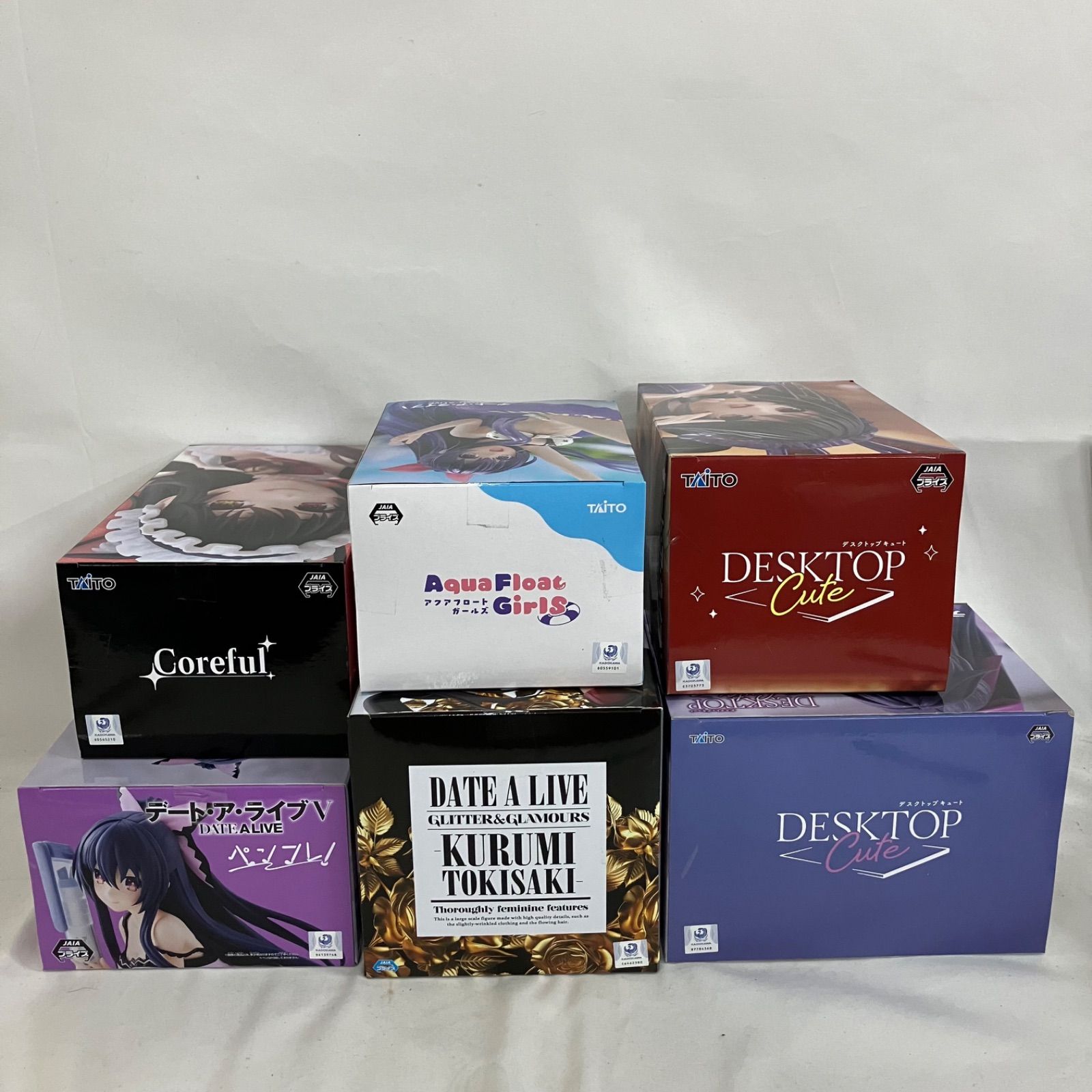 未開封 デート・ア・ライブⅤ 夜刀神十香 時崎狂三 フィギュア 6個