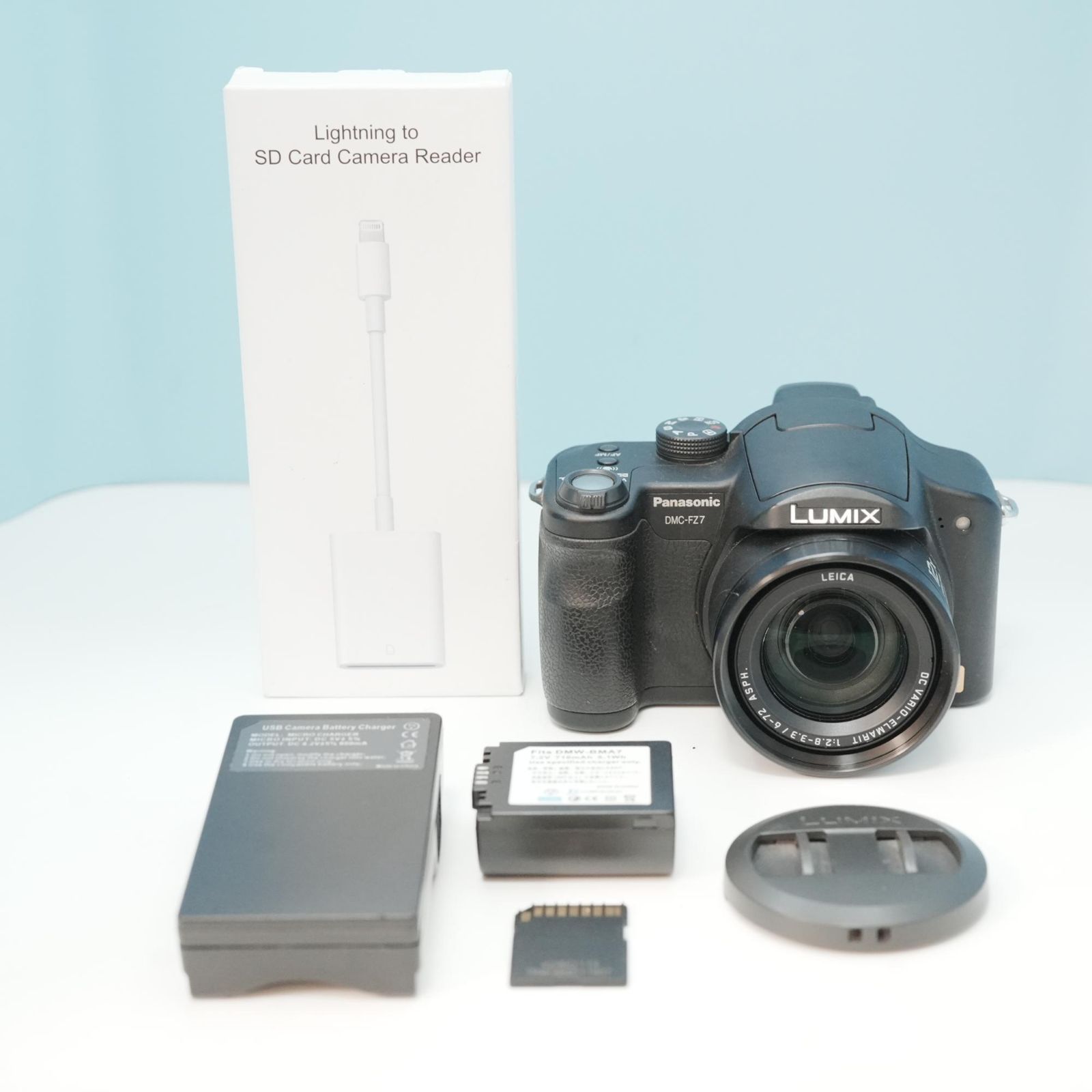 Panasonic LUMIX DMC-FZ7 デジカメ スマホ転送OK フルセット 美品