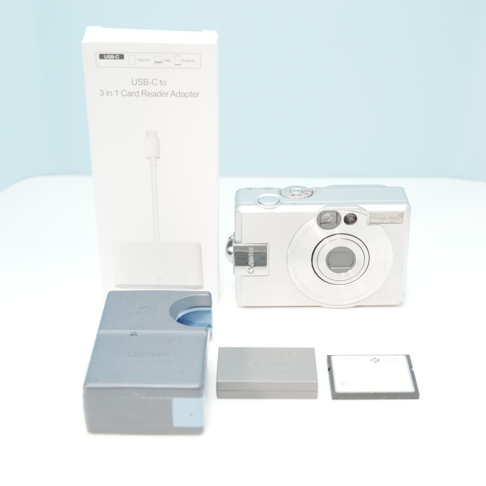 Canon IXY DIGITAL デジカメ スマホ転送OK フルセット 美品 a5790