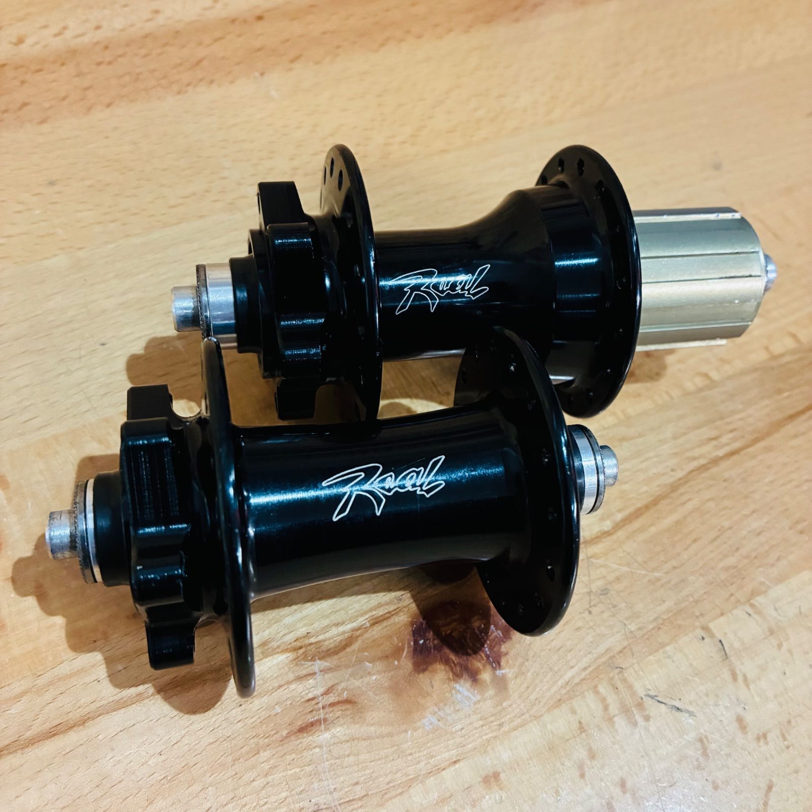 希少】 Real Design ディスク用 ハブ 32H 前後 セット OLD MTB アルミ