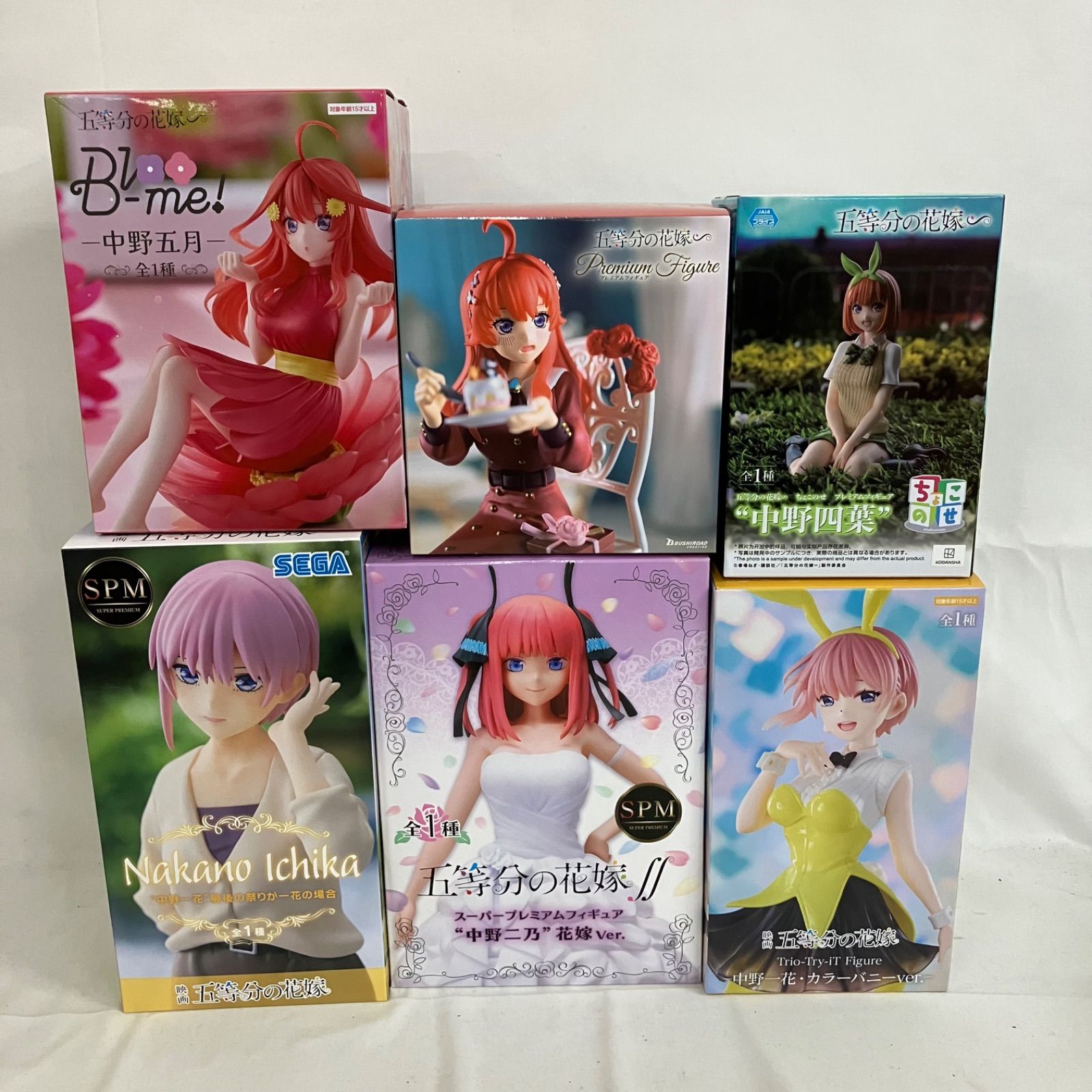 未開封 五等分の花嫁 フィギュア 6個セット SF1804 c107 - メルカリ