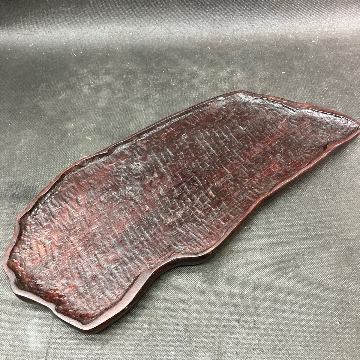 紫檀 敷板 盆 天然木 【中古】 【蓮田店】