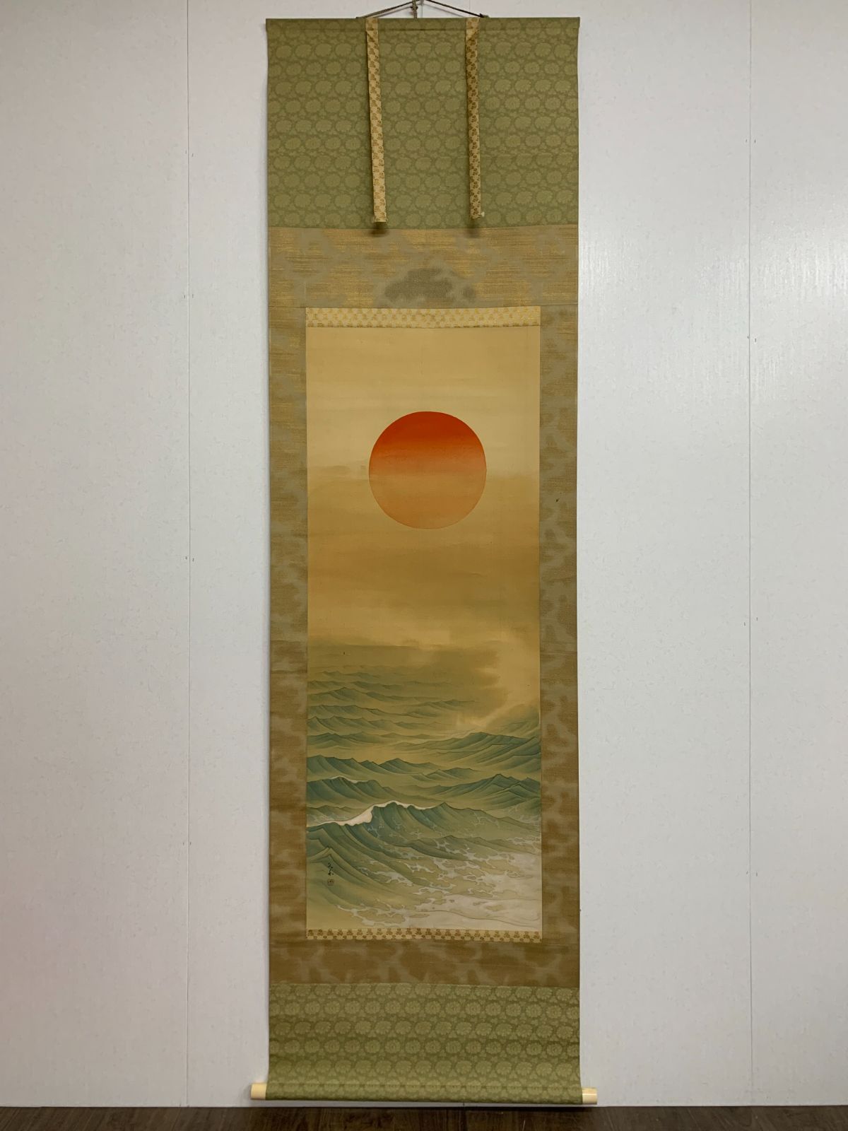 掛け軸】302 久和「旭日」#茶掛 #掛軸 #古美術 #骨董 #お値下げ歓迎