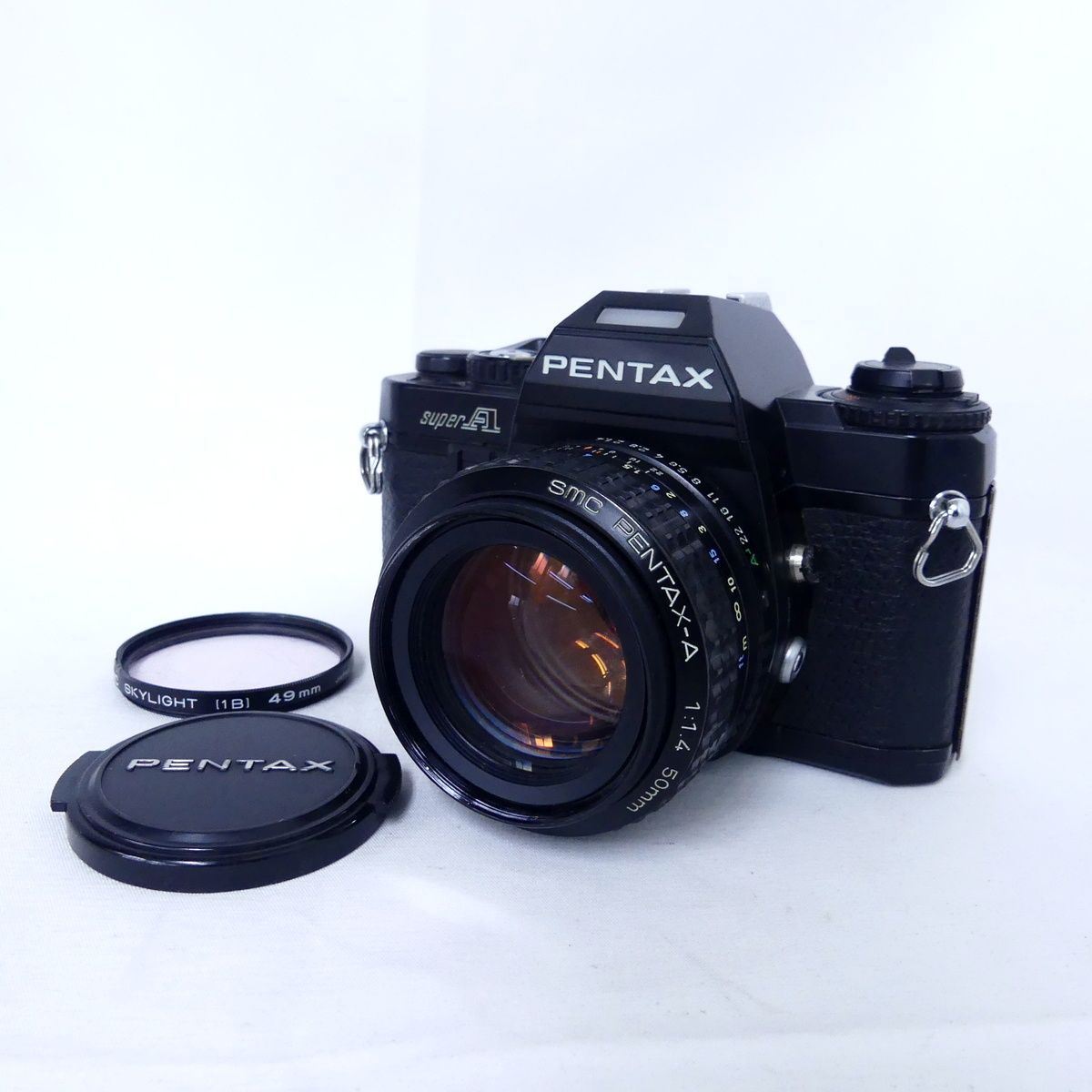 PENTAX Super A SMC PENTAX 50mm F1.4 本体 カメラ PENTAX ペンタックス superA + smc PENTAX-A f1.4 50mm