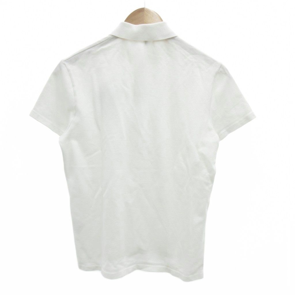 グッチ GUCCI 211749 X3487 ポロシャツ 半袖 鹿の子 薔薇刺繍 ロゴ M