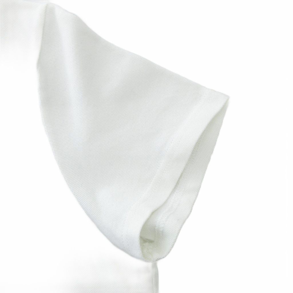 グッチ GUCCI 211749 X3487 ポロシャツ 半袖 鹿の子 薔薇刺繍 ロゴ M