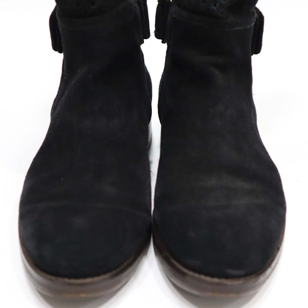 ルイヴィトン ロングブーツ 37.5 LV LOUIS VUITTON LV ルイヴィトン ロングブーツ 37 約23.5cm 黒