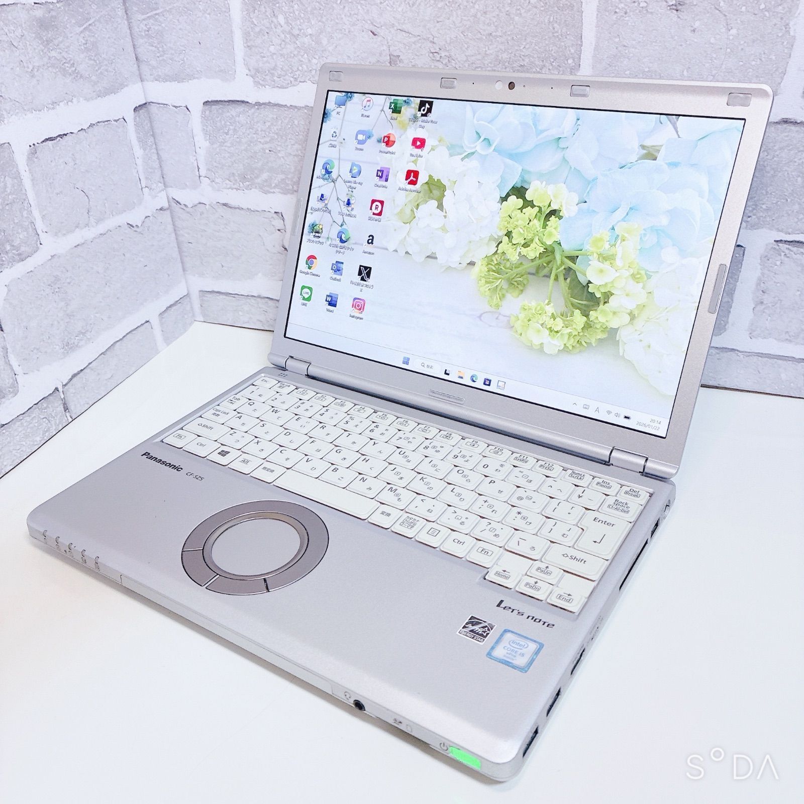 【美品】レッツノート 初期設定済 SSD Windows11 ノートパソコン オフィス付き】 美品 レッツノート 軽量 初期設定済 ノートパソコン