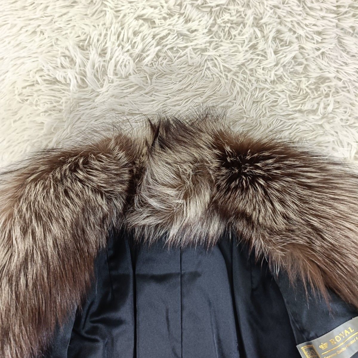 着丈75cm サガフォックスロイヤル シルバーフォックス フォックス