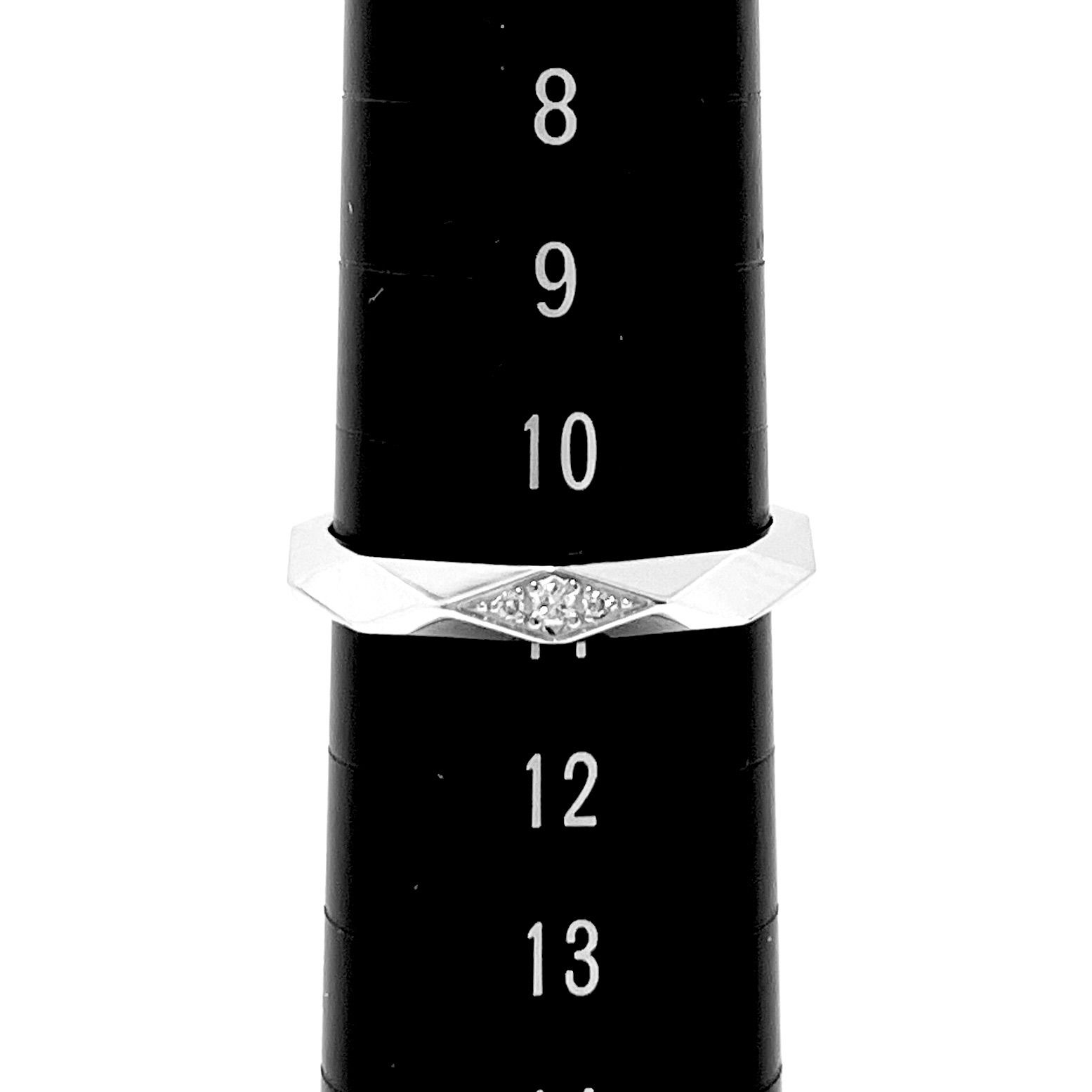 BOUCHERON / ブシュロン ファセット 3P ダイヤリング ミディアム Pt950
