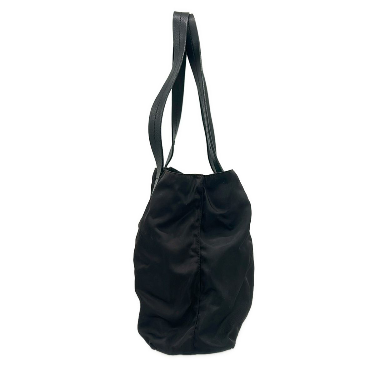 PRADA(プラダ) トートバッグ - ダークブラウン×黒 レザー - メルカリ