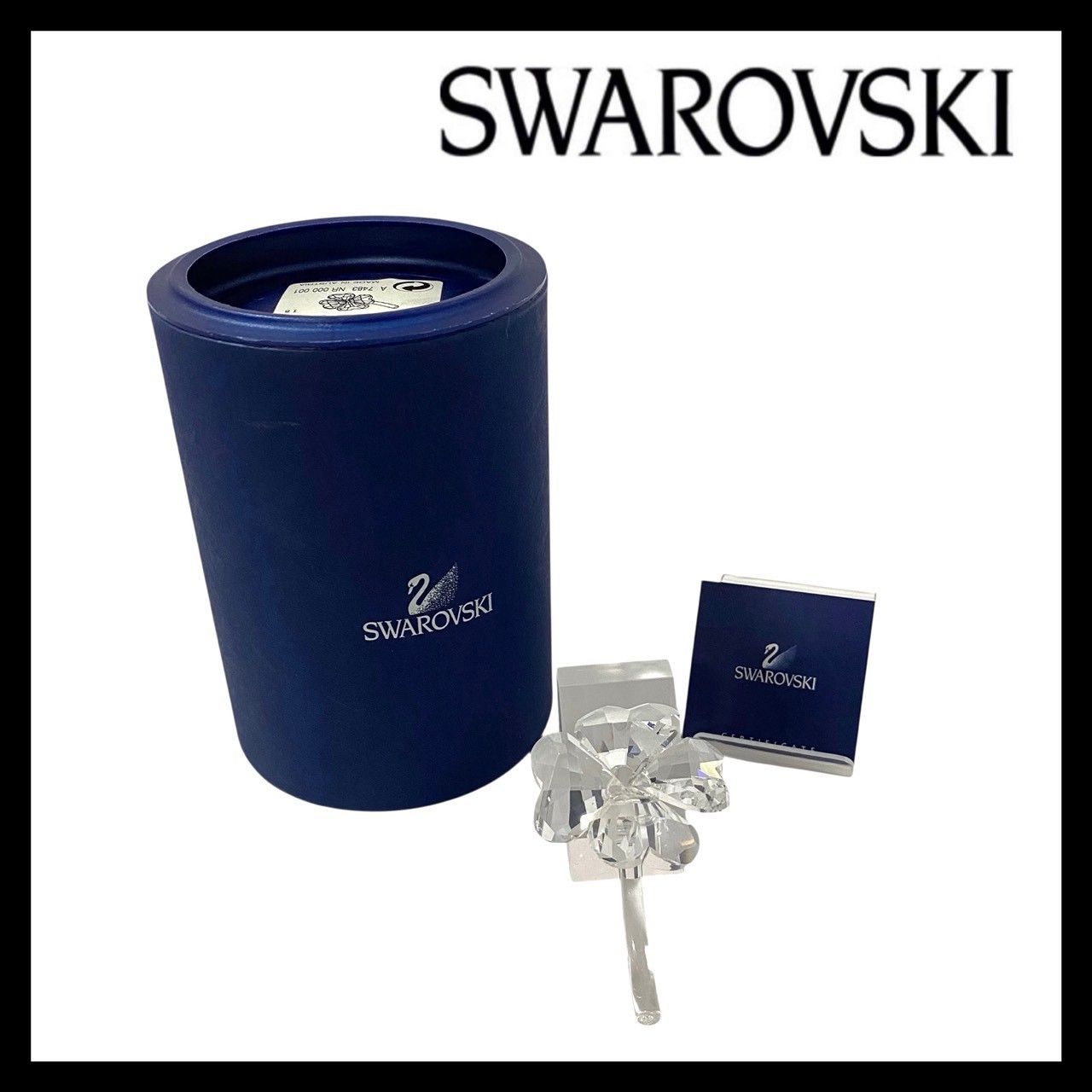 SWAROVSKI】四葉のクローバー クリスタル 212101 四つ葉 フラワー/花