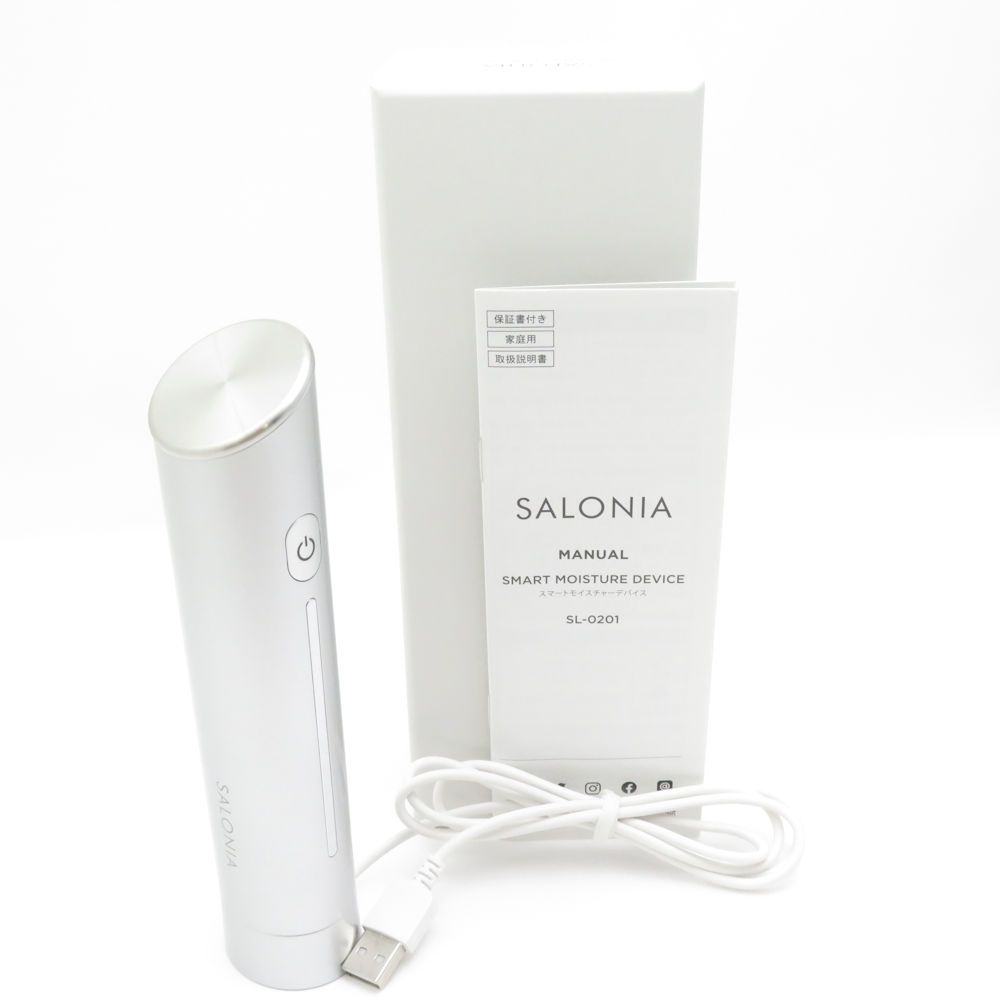 美品 SALONIA サロニア SL-0201 スマートモイスチャーデバイス 美顔器