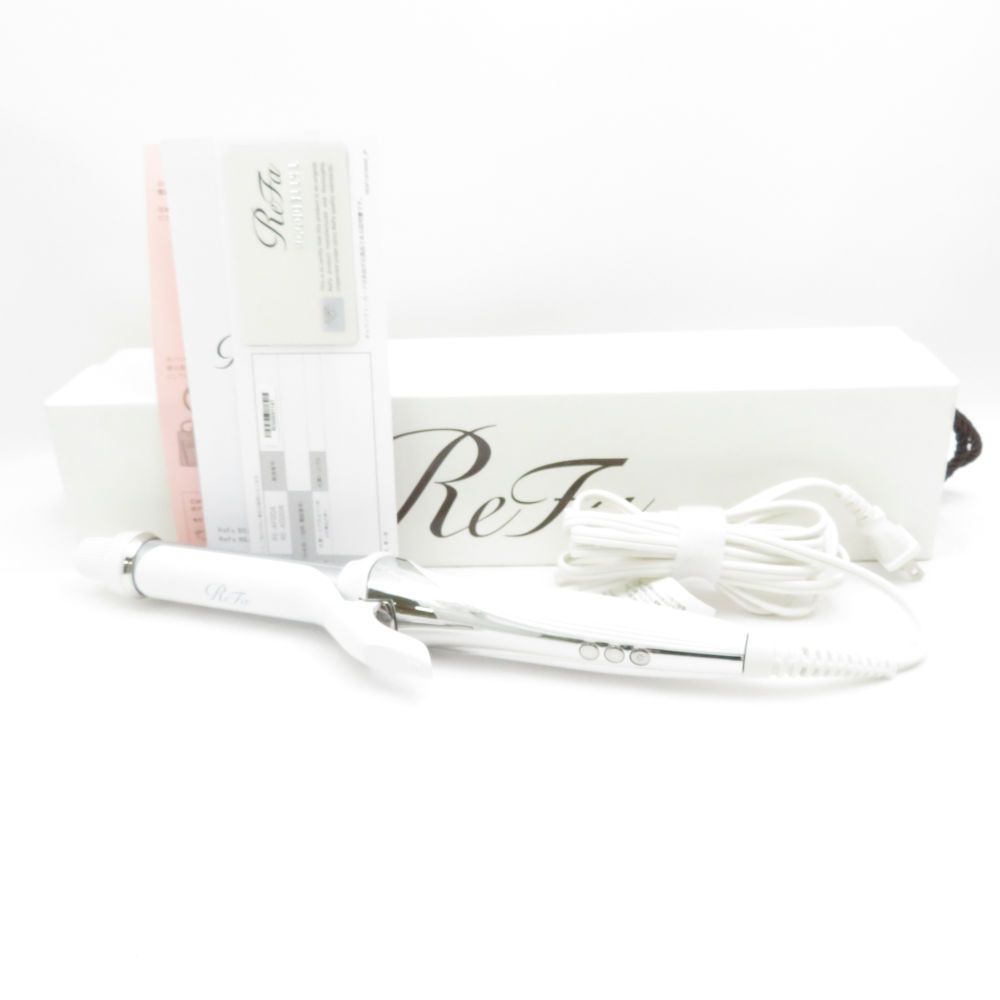 鬼値引き！保証カード付美品！ReFa CURL IRON PRO 26mm 白 【公式通販】