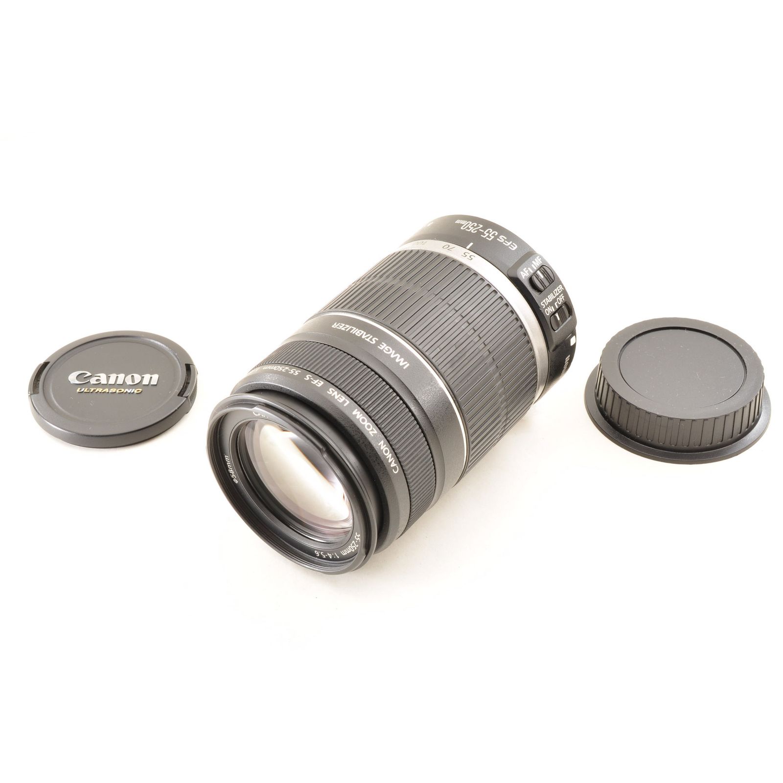 Canon EF-S 55-250mm F4-5.6 IS 手ブレ補正付 望遠ズームレンズ - メルカリ