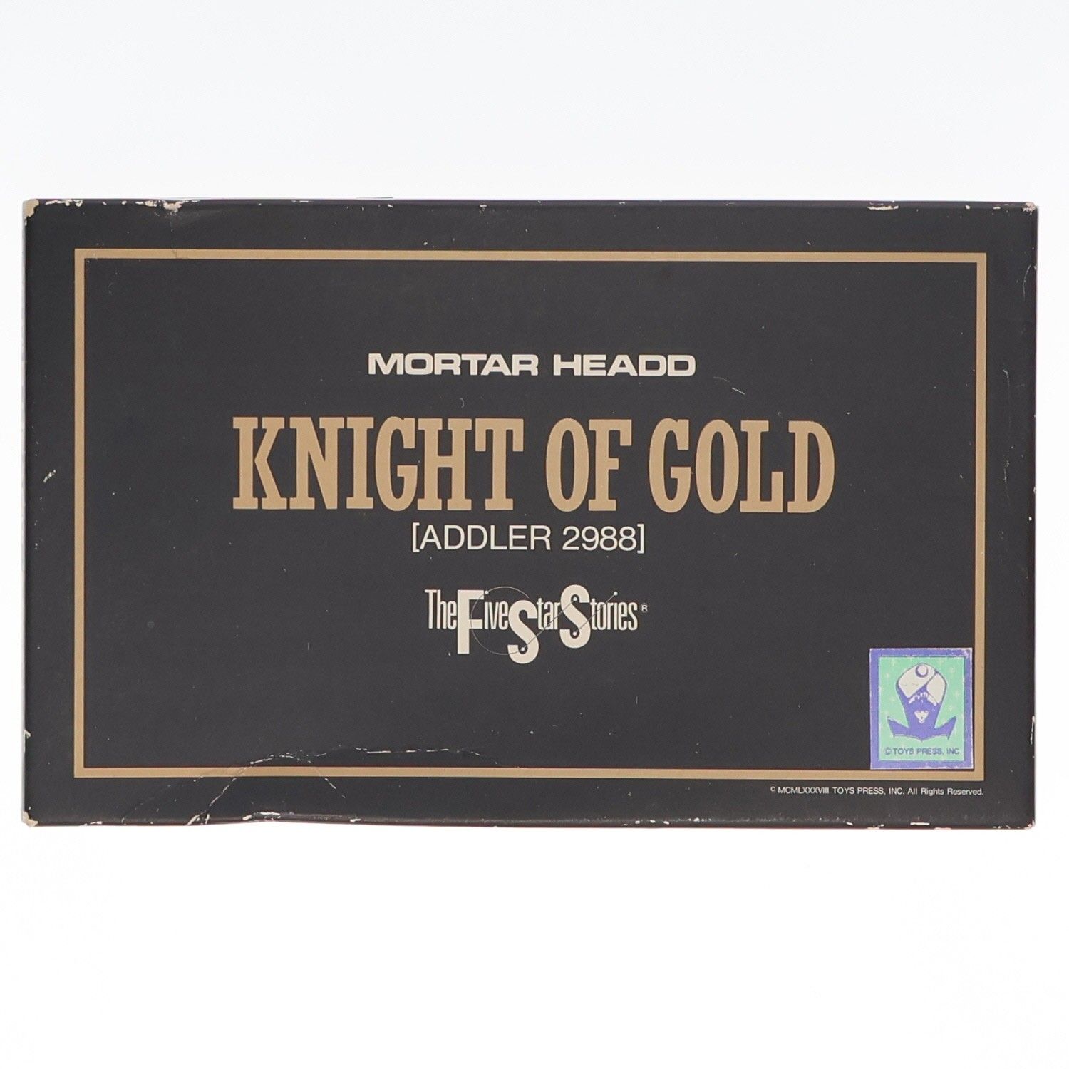 1/144 MORTAR HEADD KNIGHT OF GOLD ADDLER 2988(モーターヘッド ナイト・オブ・ゴールド アドラー 2988) ファイブスター物語 シリーズNo.9 ガレージキット プラモデル ウェーブ(WAVE) 1/144 MORTAR HEADD KNIGHT OF GOLD ADDLER 2988(モーターヘッド