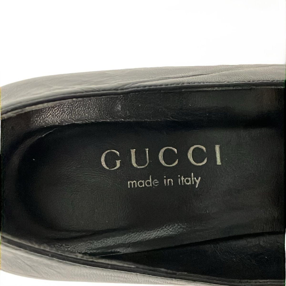 GUCCI(グッチ) パンプス 35 1/2 C レディース - 黒 レザー - メルカリ
