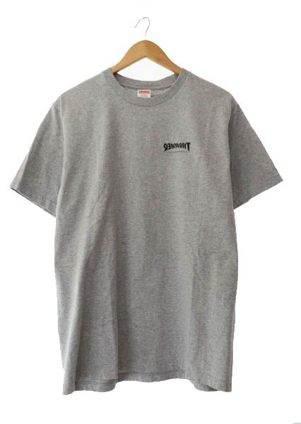 シュプリーム SUPREME 24AW Thrasher Cross Tee スラッシャー クロス プリント 半袖 Tシャツ M グレー ブランド古着ベクトル ☆AA★260130