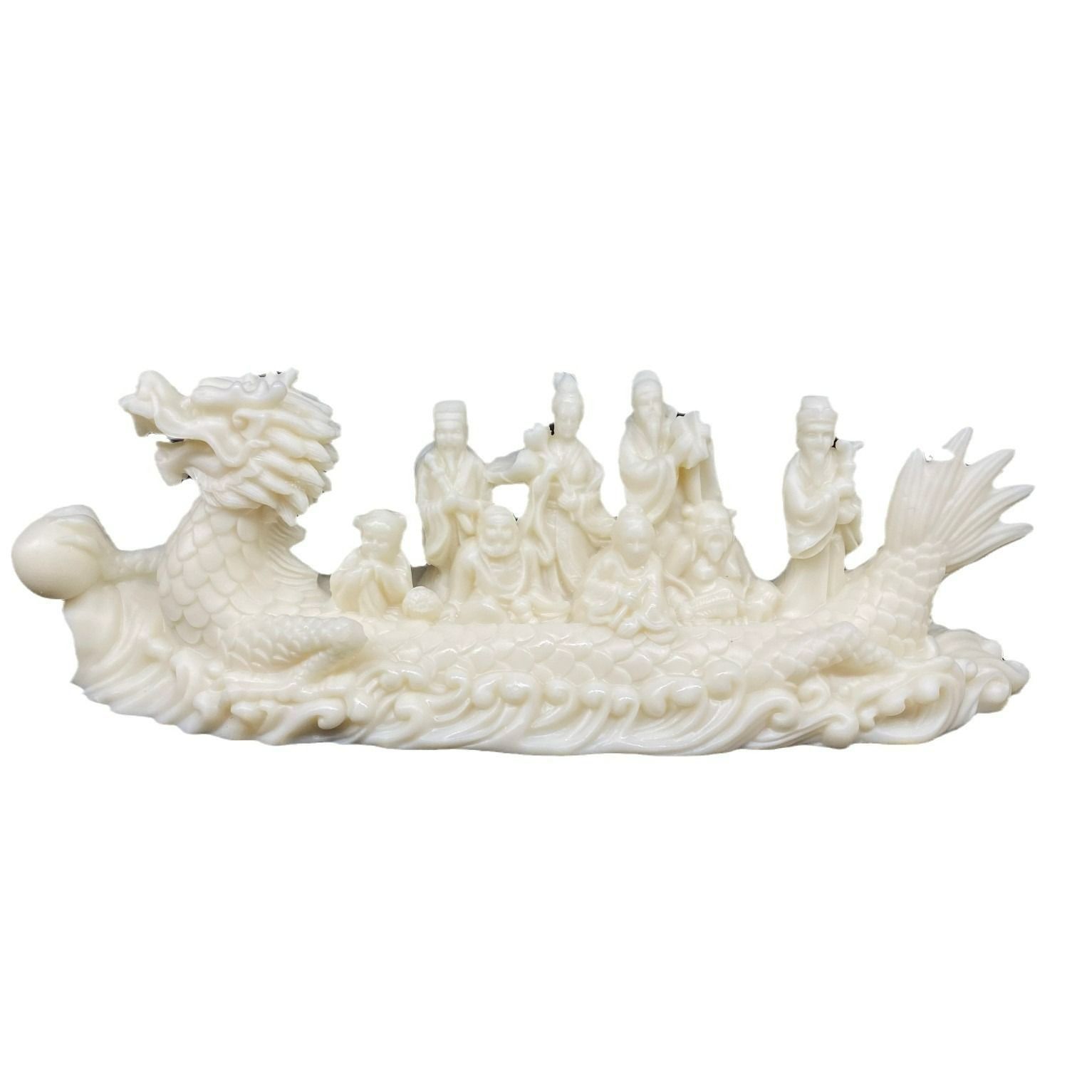 置物 オブジェ 象牙果 ホワイト 八仙 ドラゴン 運 金運 運気 風水 開運