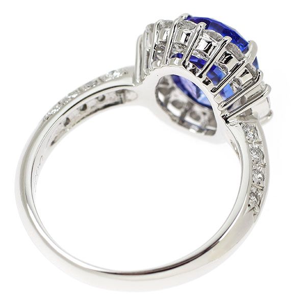 Pt900 タンザナイト ダイヤモンド リング 3.60ct D0.82ct - メルカリ