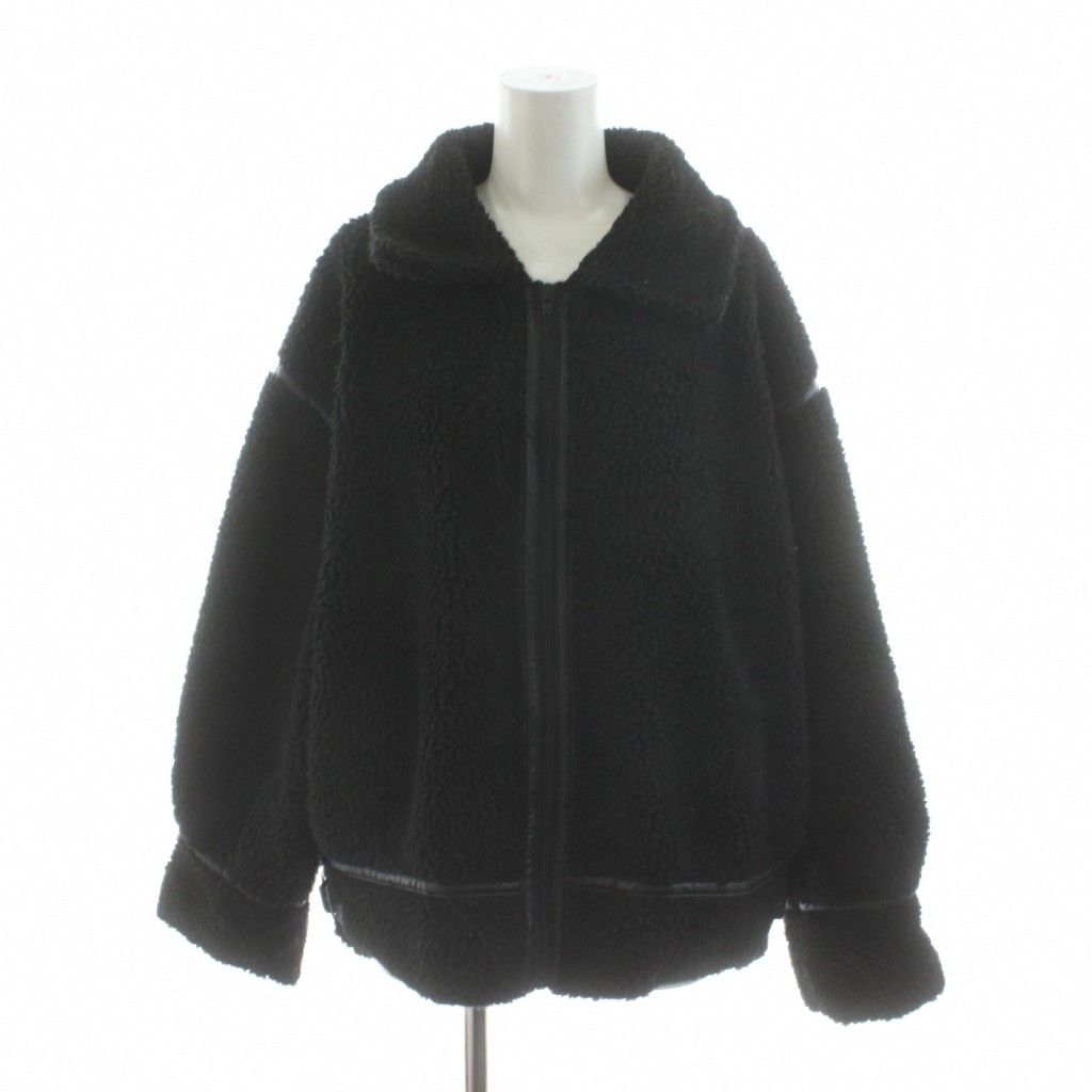 オリーブデオリーブ OLIVE des OLIVE フリースジャケット 上着 M 黒