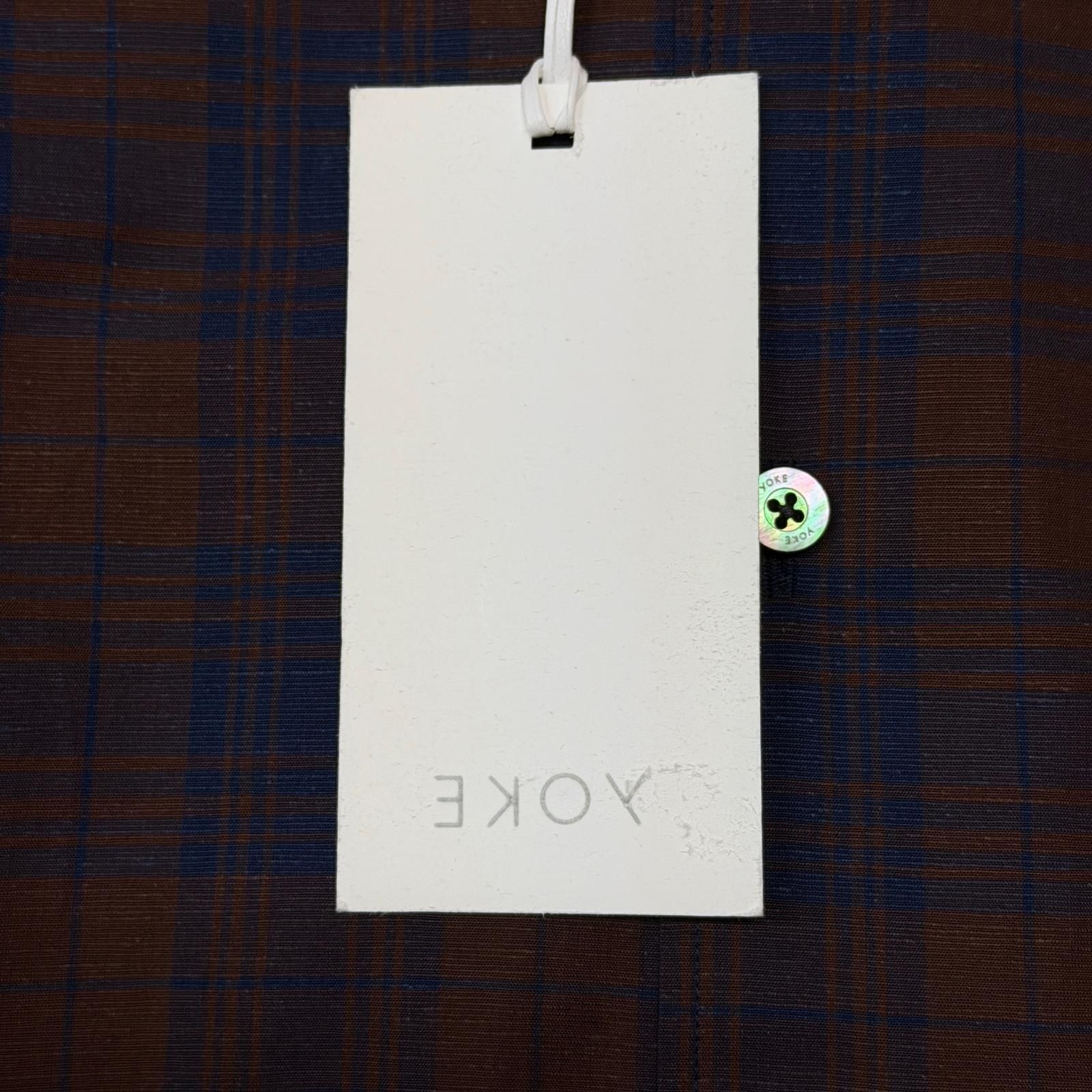 参考上代35200円 未使用 YOKE 25SS COTTON LINEN BOIL SHIRTS コットン