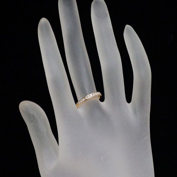 ☆最終値下げ☆k18YGハーフエタニティリング0.30ct K18YG ダイヤモンド リング 0.31ct ハーフエタニティ - メルカリ