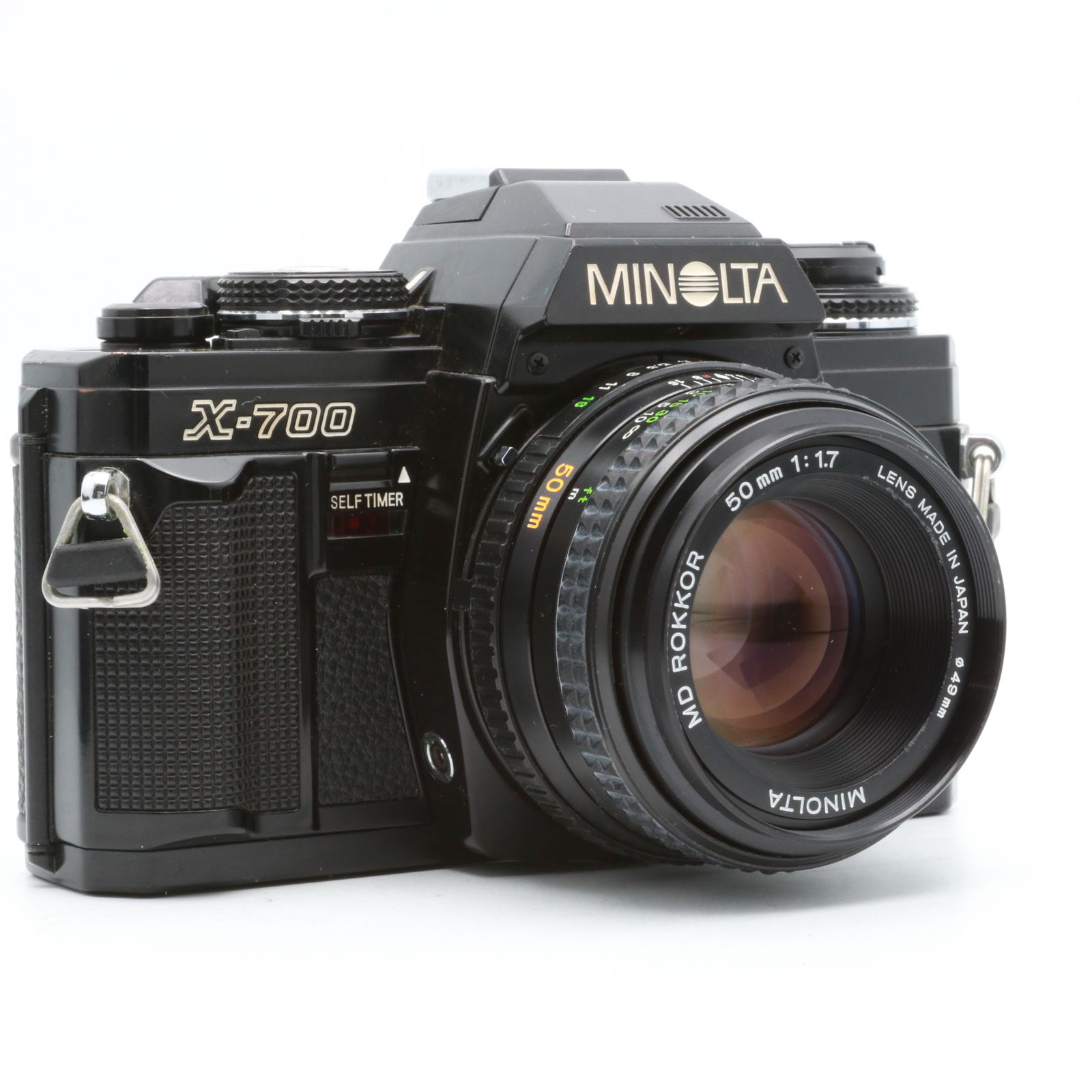 完動品】MINOLTA X-700 + MINOLTA MD 50mm F1.7 フィルムカメラ 動作