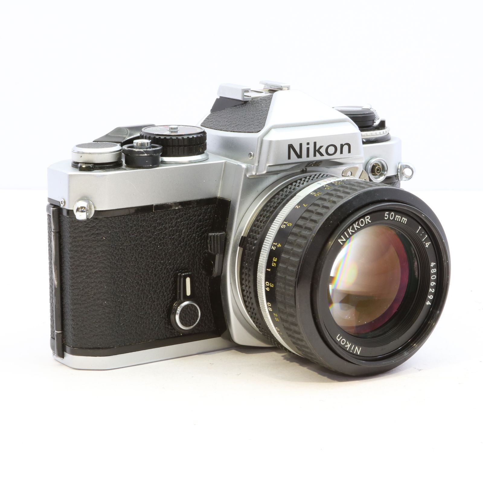 完動品】Nikon FE + NIKKOR 50mm F1.4 フィルムカメラ 動作確認済み