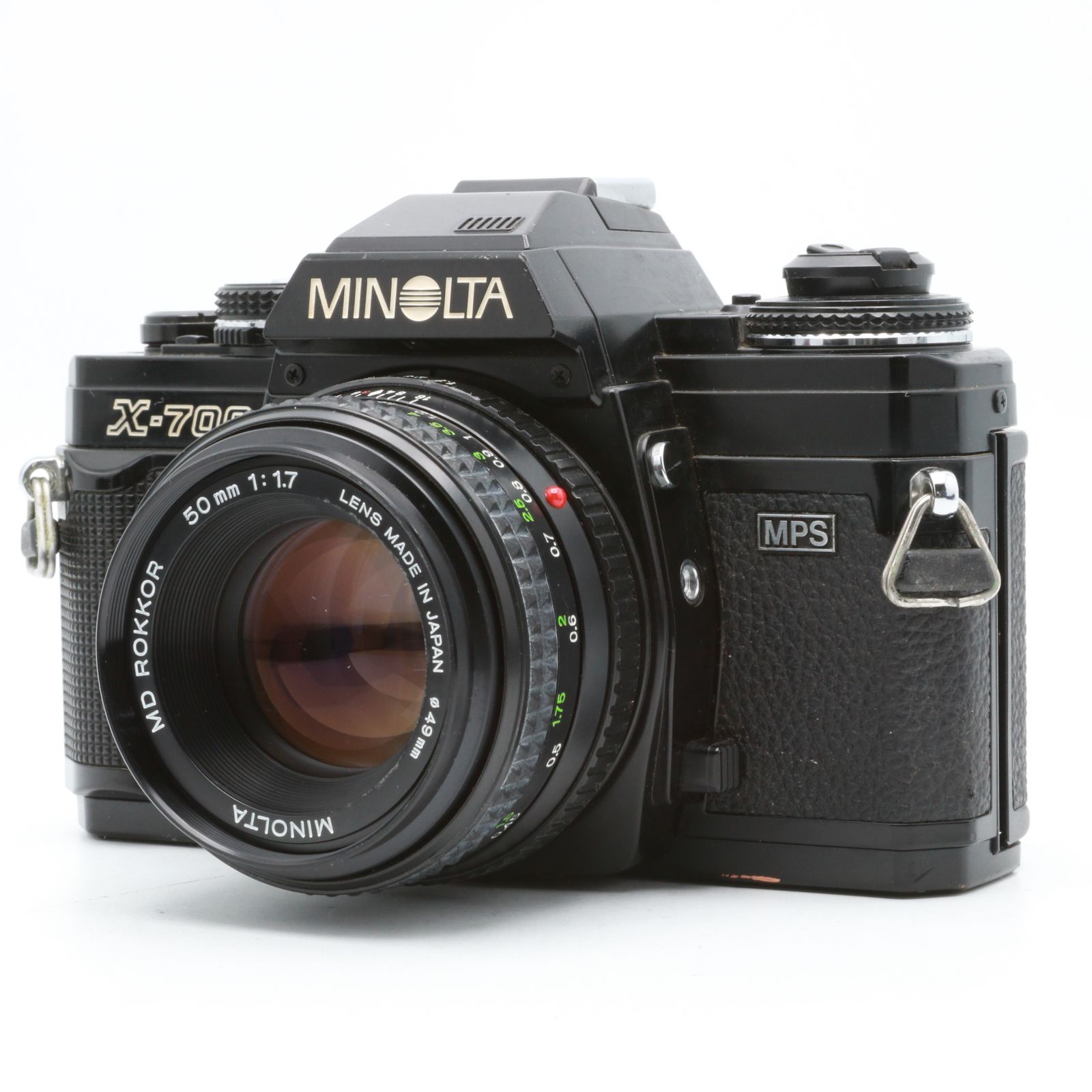 完動品】MINOLTA X-700 + MINOLTA MD 50mm F1.7 フィルムカメラ 動作