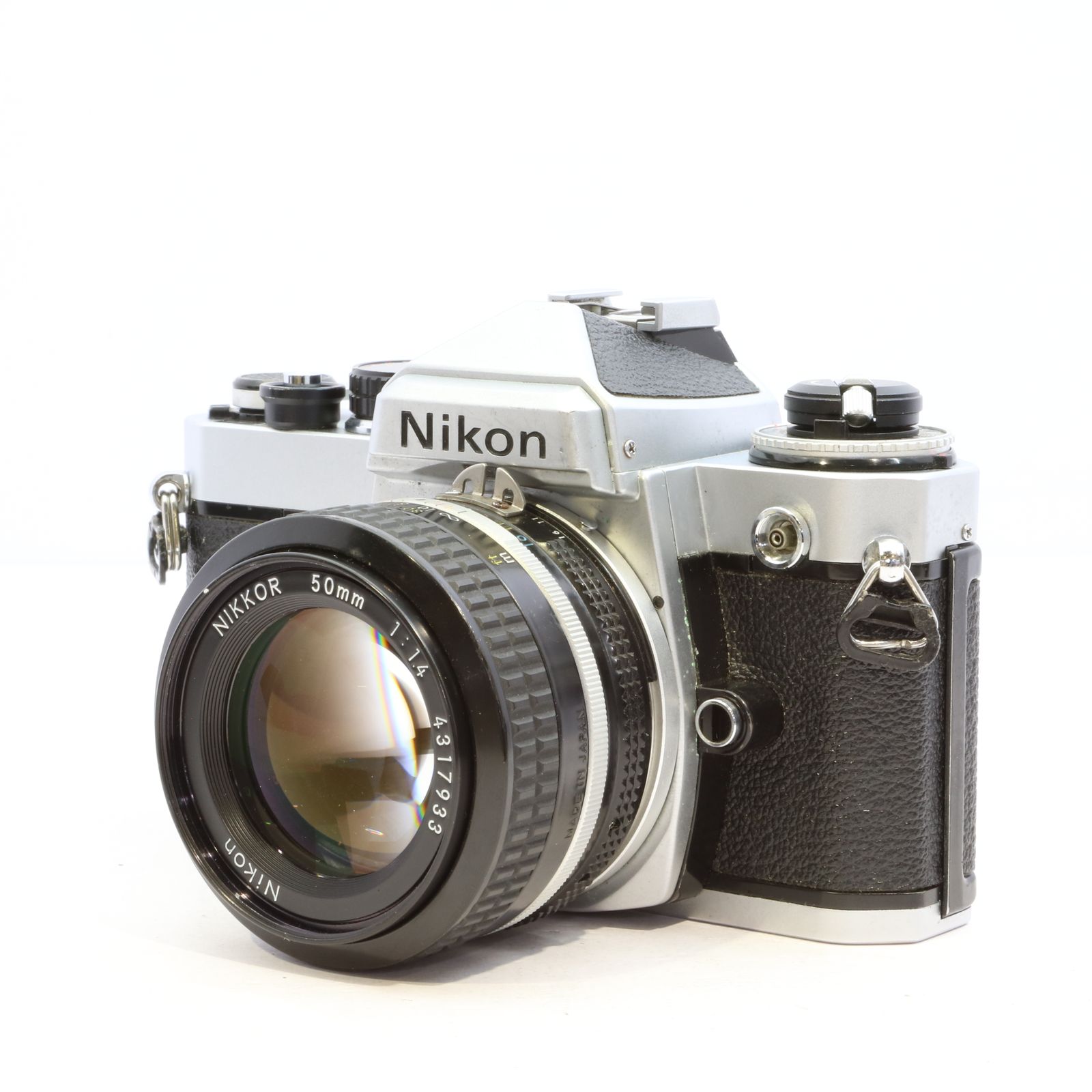 完動品】Nikon FE + NIKKOR 50mm F1.4 フィルムカメラ 動作確認済み