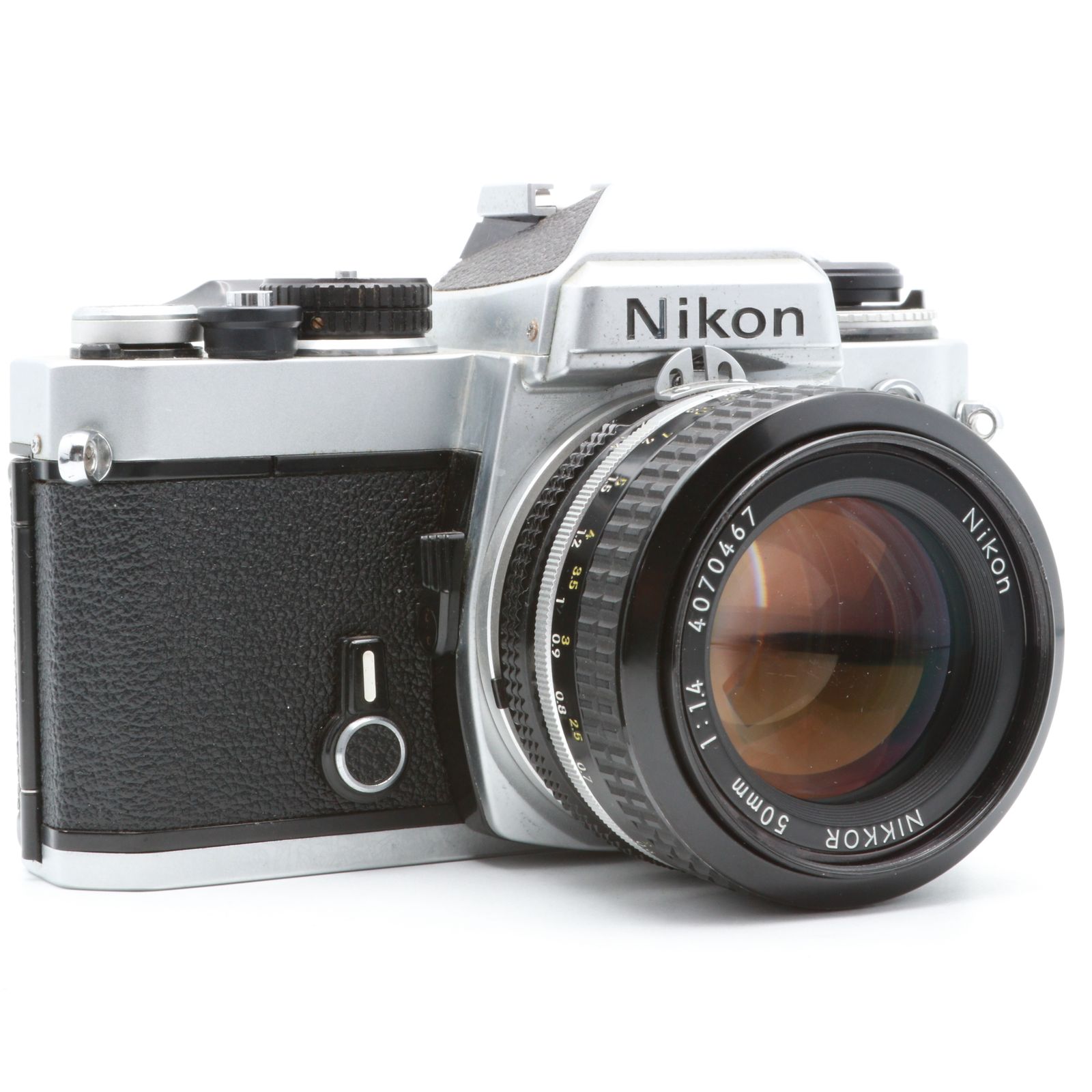 完動品】Nikon FE + NIKKOR 50mm F1.4 フィルムカメラ 動作確認済み