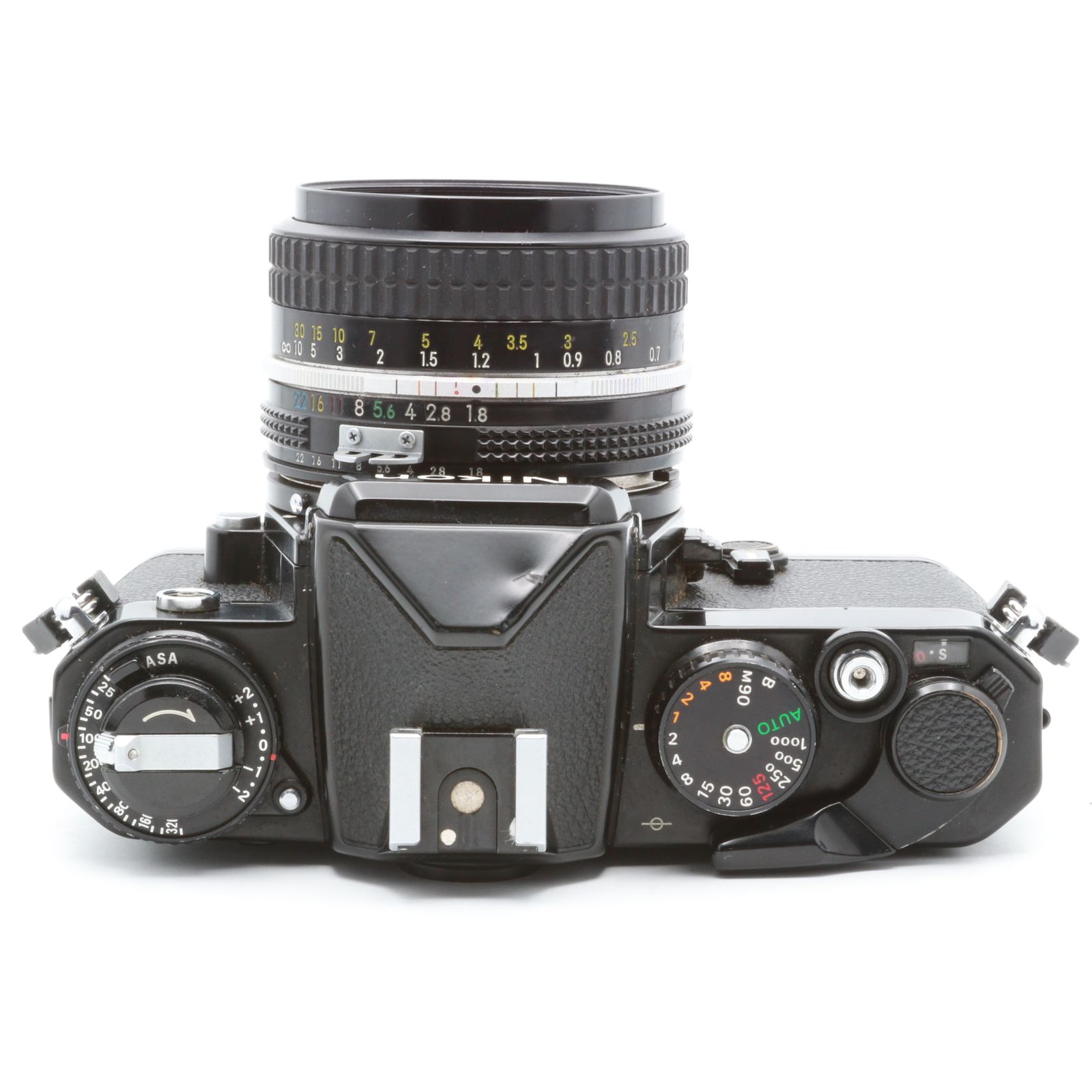 完動品】Nikon FE ブラック + NIKKOR 50mm F1.8 フィルムカメラ 動作