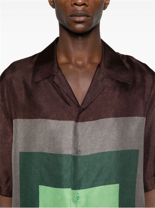 LOEWE プリント シルク シャツ 送料無料 - メルカリ