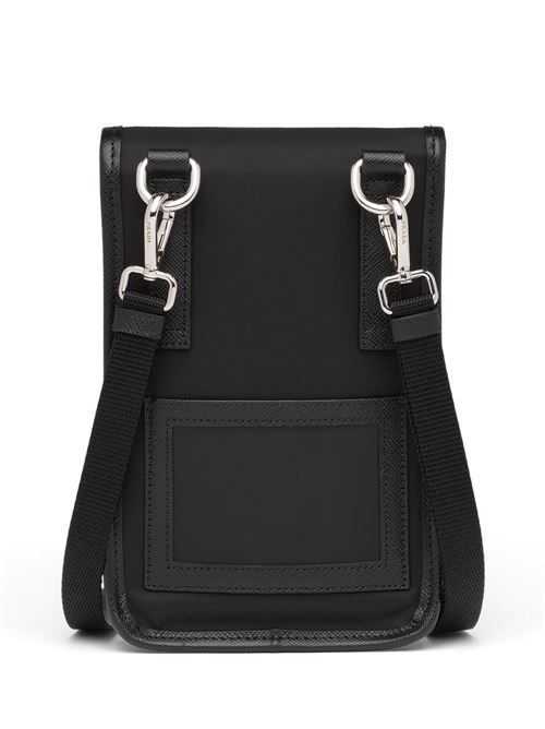 PRADA リナイロン＆レザー 携帯電話ホルダー 送料無料