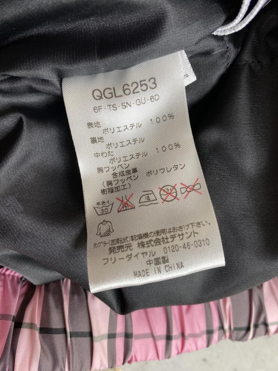 美品 le coq sportif ルコックスポルティフ ゴルフ チェック ワッペン