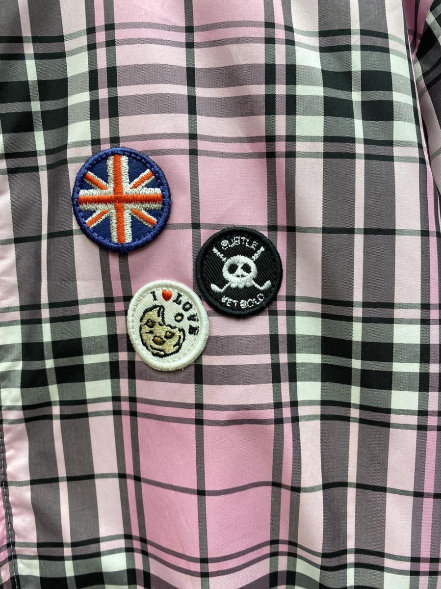 新品未使用：Le Coq Sportif ゴルフピンクチェックジャケット 美品 le