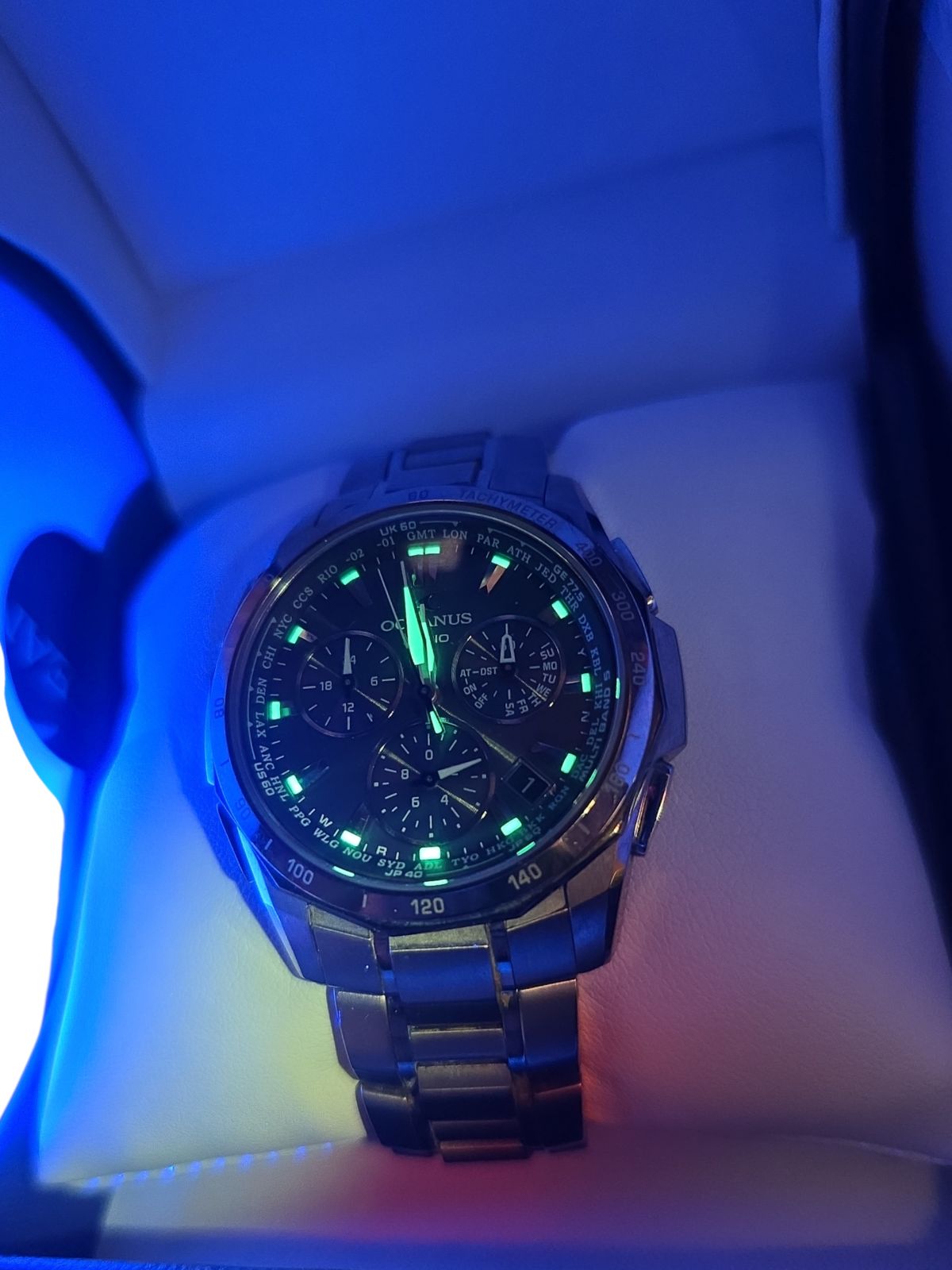 ジャンク】CASIO オシアナス マンタ OCW-S1000 不動品 箱・説あり